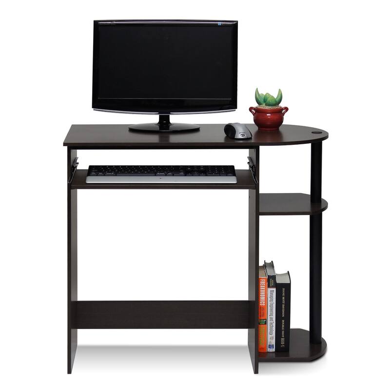 Computer Desk with Drawer - Modern Assembly Desk, Durable Wood, Home Office Workstation, 15" x 31" x 28"