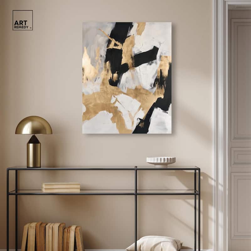 Cracked Gilt I Canvas by Art Remedy, Gallery Wrapped