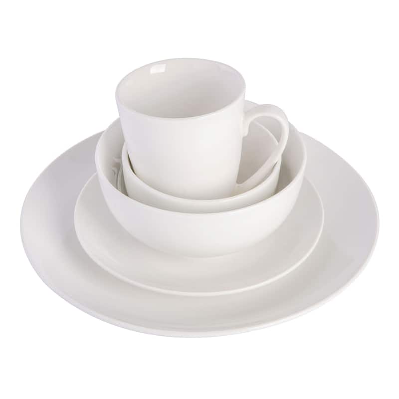 Gibson Home Ogalla 30-Piece Dinnerware Set - White