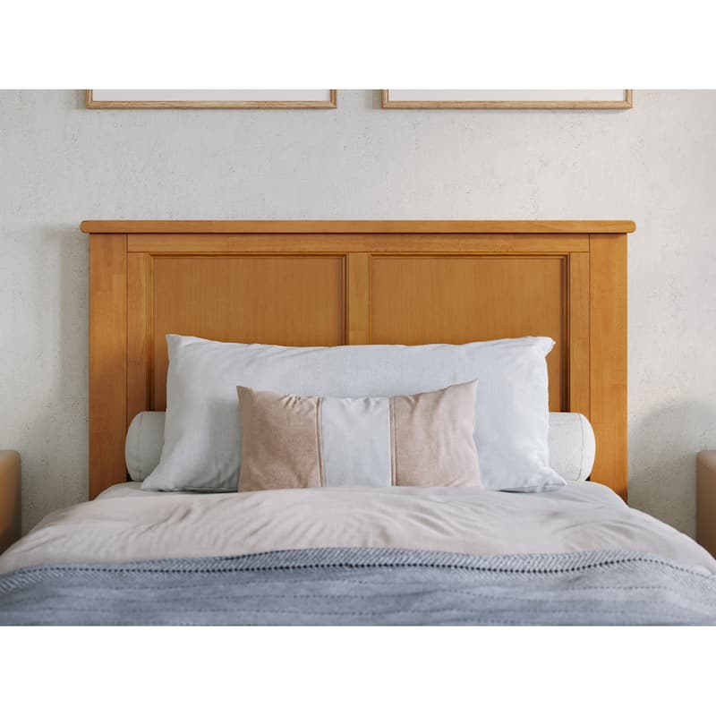 AFI Madison Platform Bed with Footboard & Twin XL Trundle