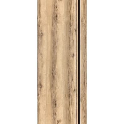 Slab Barn Door Panel 18 x 80 Planum 0011 Oak with Sturdy Finished
