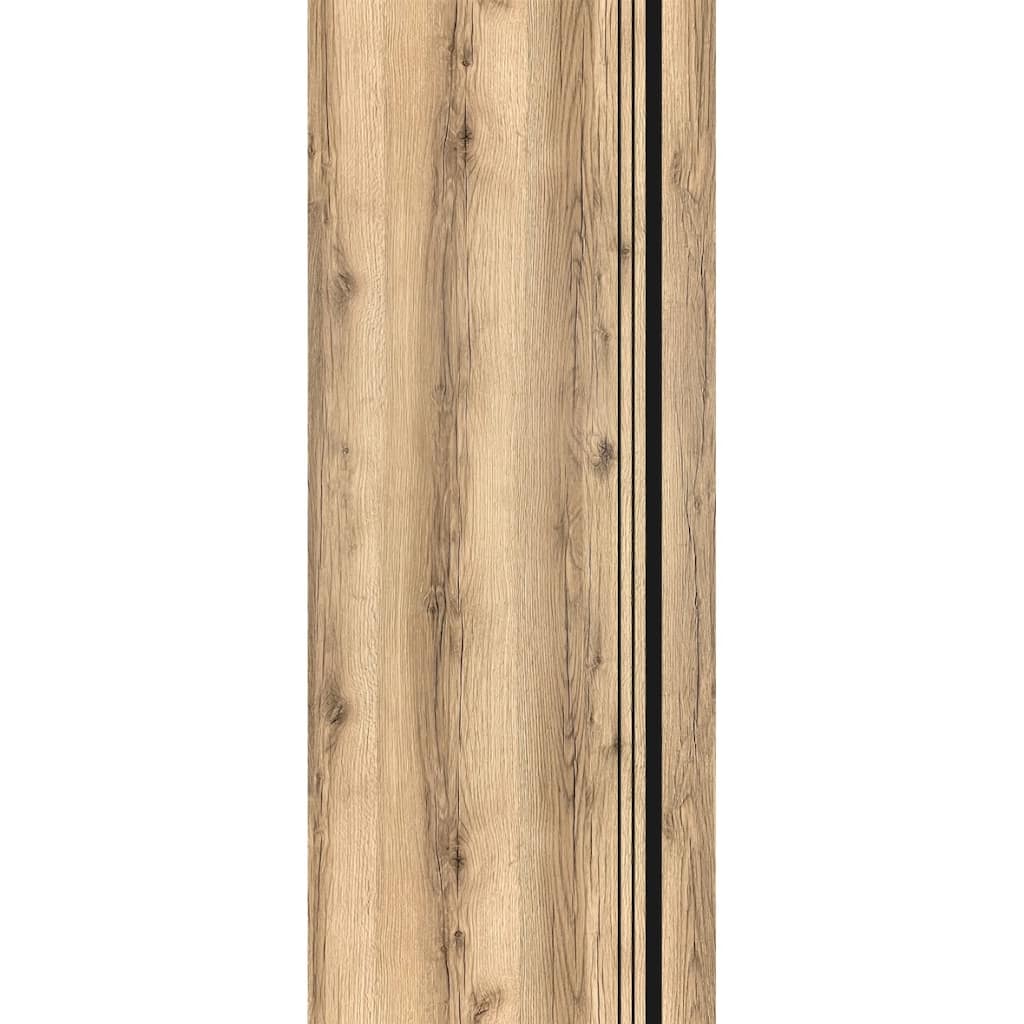 Slab Barn Door Panel 18 x 80 Planum 0011 Oak with Sturdy Finished