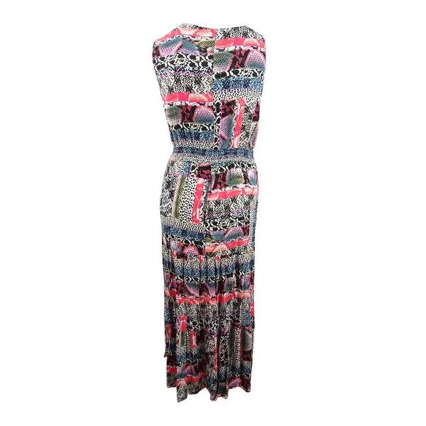 Shop Ny Collection Women S Petite Plus Size Printed Boho Maxi