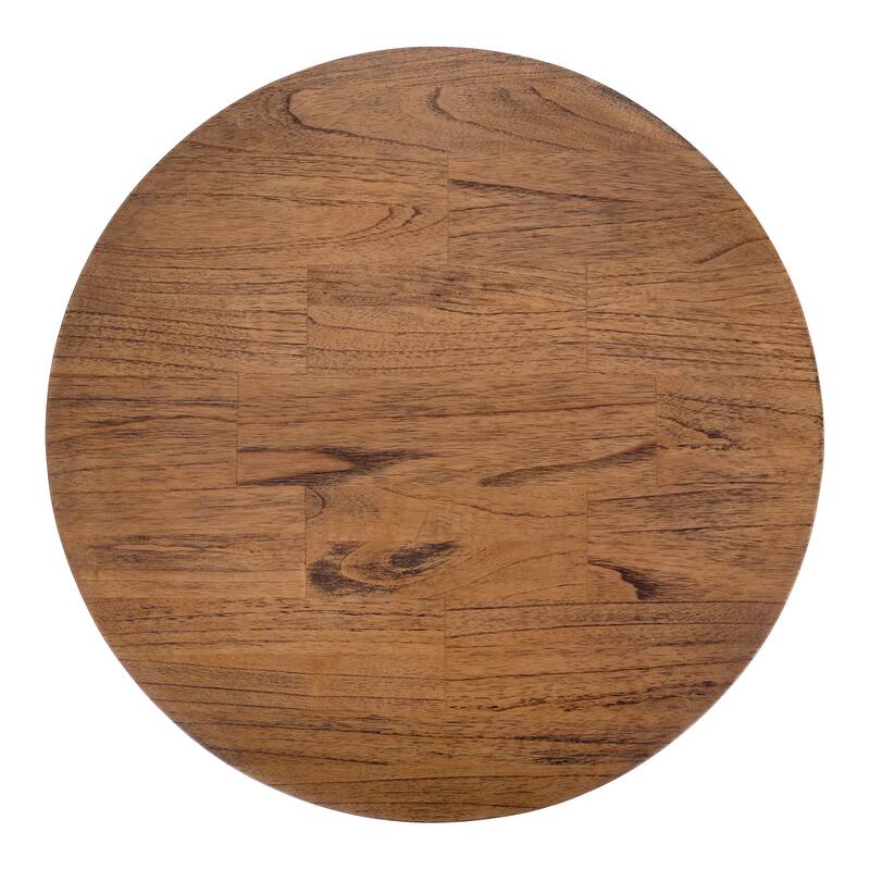 NPD Furniture Kamari Rattan Coffee Table & Side/ End Table with Wood Top