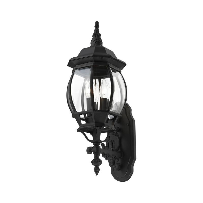 Livex Lighting Frontenac 3 Light 22" Tall Outdoor Wall Sconce