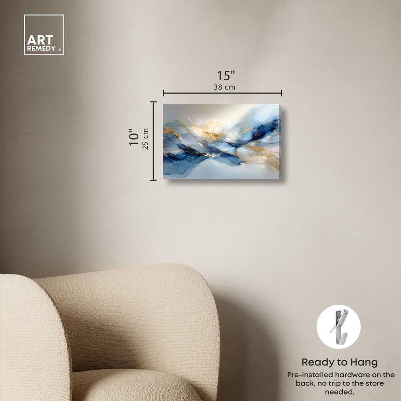 Postmodern Flow I Canvas by Art Remedy, Gallery Wrapped