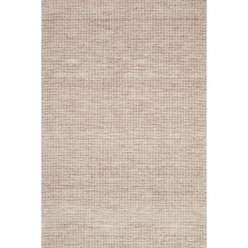 Alexander Home Mosaic Farmhouse Hand-Hooked Wool Rug - 12' x 15' - Blush