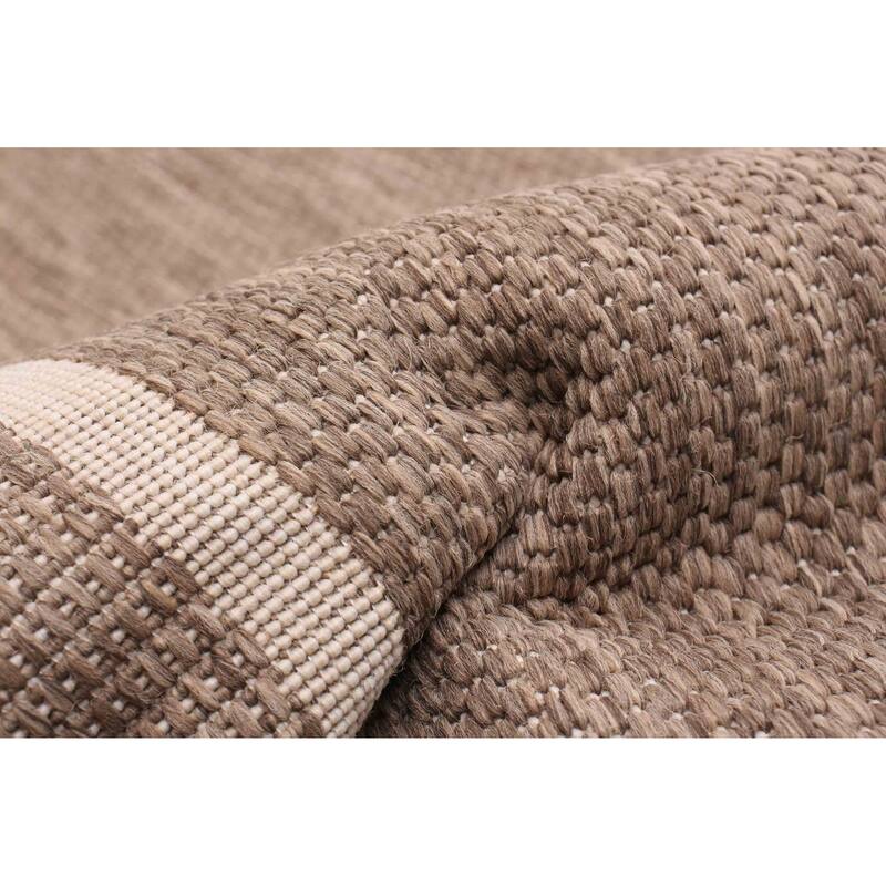 ECARPETGALLERY Machine Woven Jute Natura Polypropylene Rug