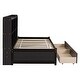 preview thumbnail 15 of 24, Twin Bed with Side Bookcase and Storage Drawers - Space-Optimizing Design