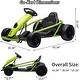 preview thumbnail 24 of 28, 24V Kids Go Kart for Teens, Featuring Dual 300W Motors, 9Ah Large Battery, High-Speed Drifting up to 8MPH with Music and Horn