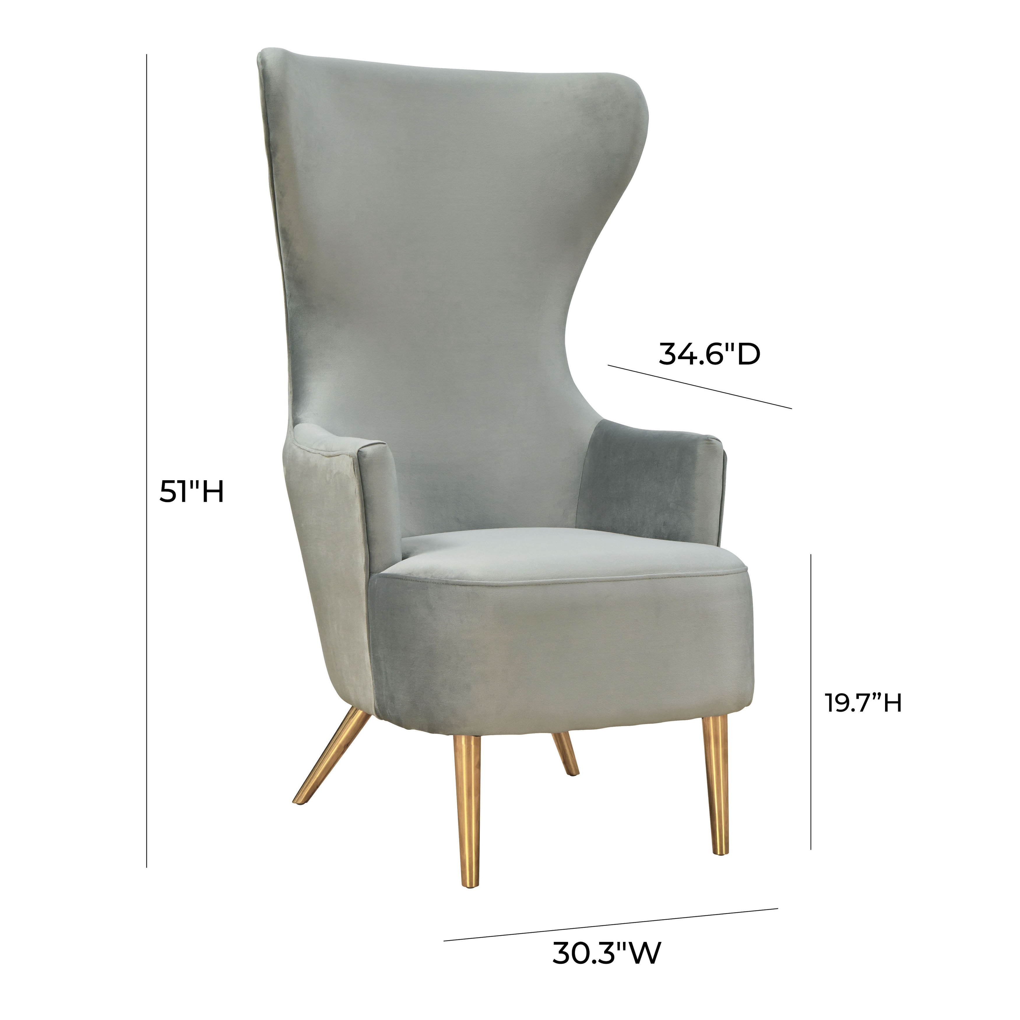 Elle decor wingback chair cheap