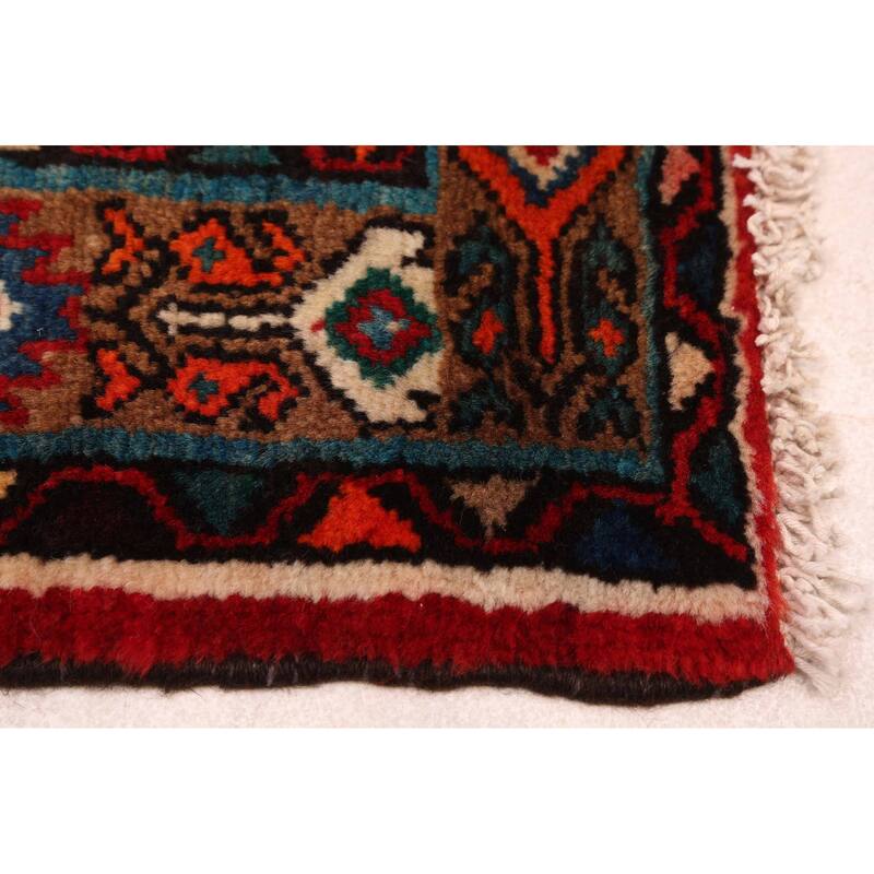 ECARPETGALLERY Hand-knotted Anadol Red Wool Rug - 3'9 x 5'1