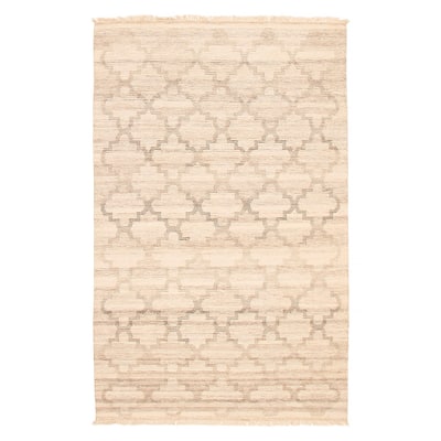 Ankara FW Ivory Kilim 4'10" x 7'10" - 4'10 x 7'10