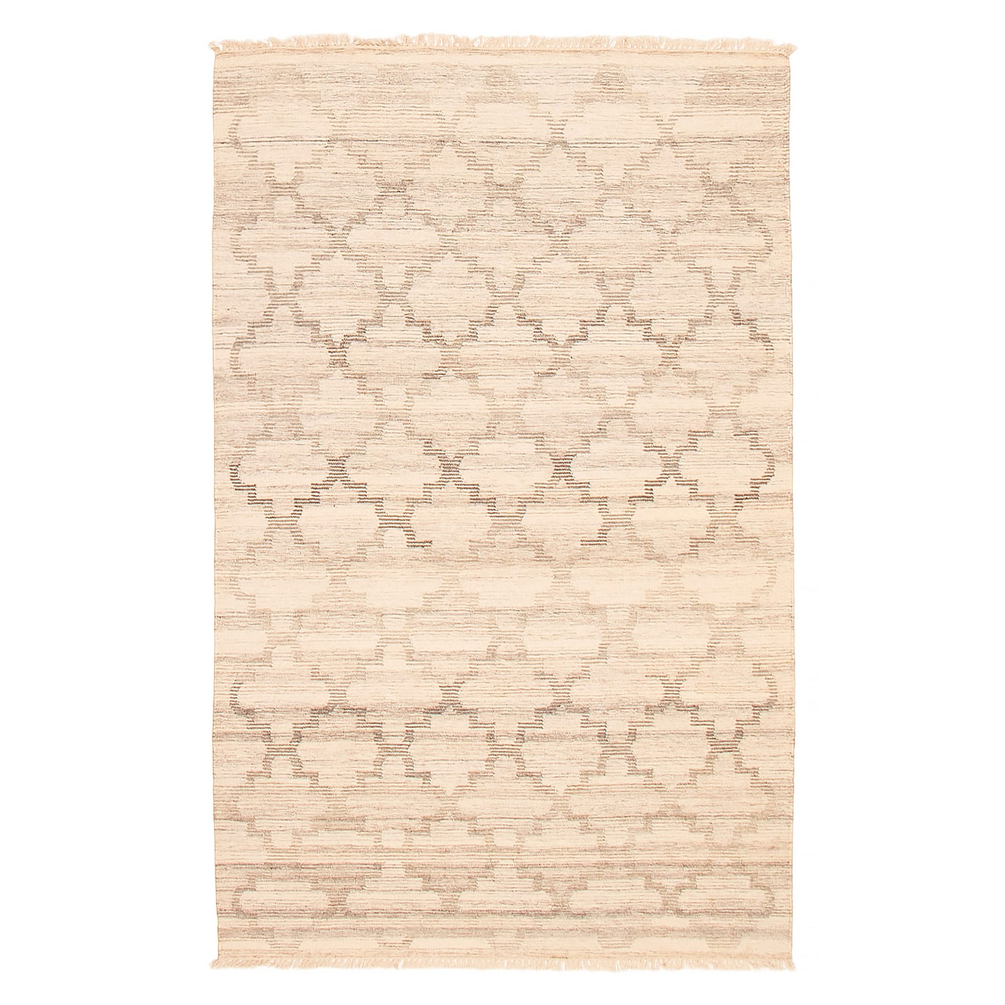 Ankara FW Ivory Kilim 4'10" x 7'10" - 4'10 x 7'10