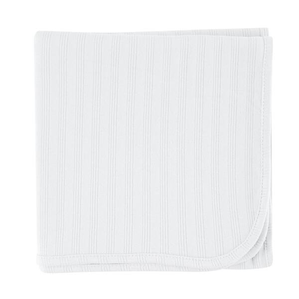 slide 1 of 1, Touched by Nature Baby Organic Cotton Swaddle, Receiving and Multi-purpose Blanket, White, One Size - White - One Size One Size - White