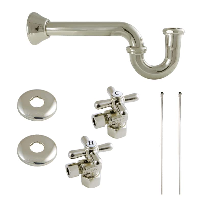 Trimscape Plumbing Supply Kit Combo in Polished Nickel