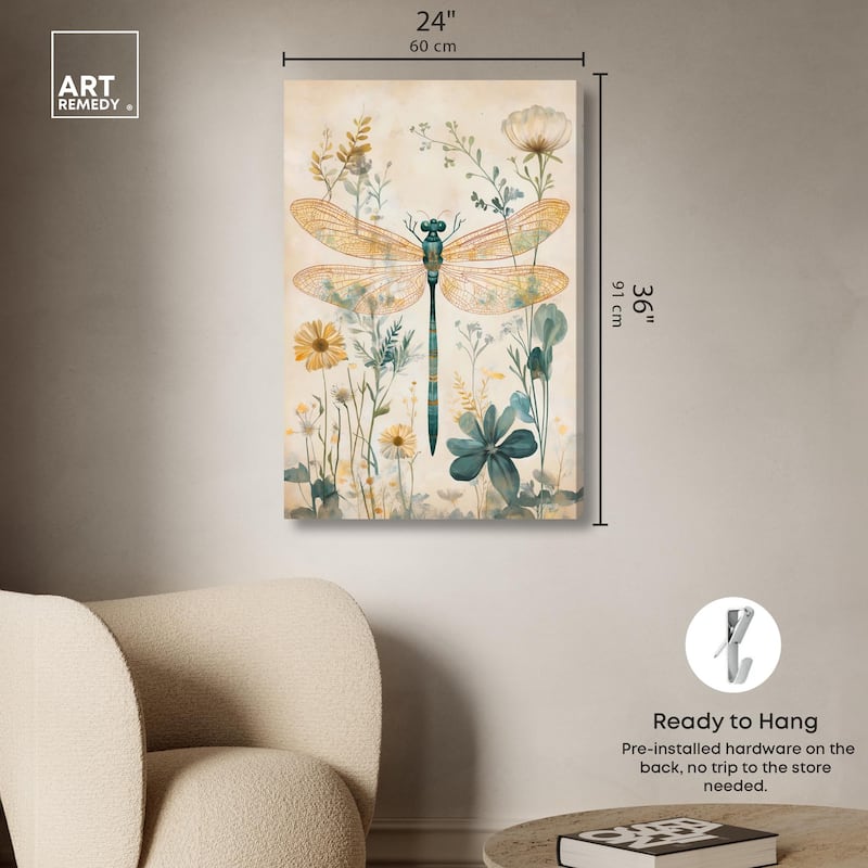 Flight of Fancy Canvas by Art Remedy, Gallery Wrapped