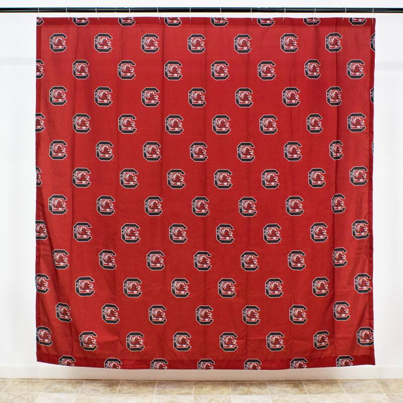 South Carolina Gamecocks Printed Shower Curtain Cover - 70" x 72"