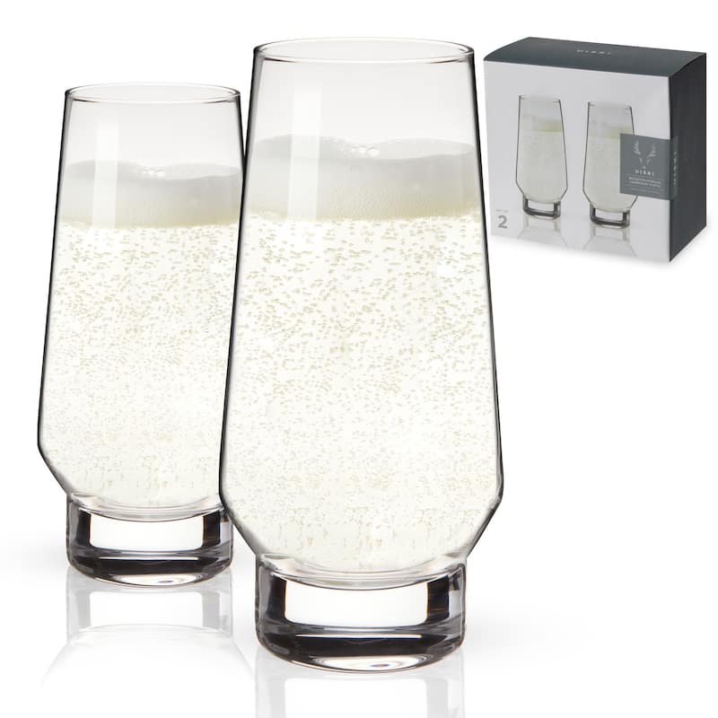 Weighted Stemless Champagne Flutes by Viski Bed Bath & Beyond 39098234