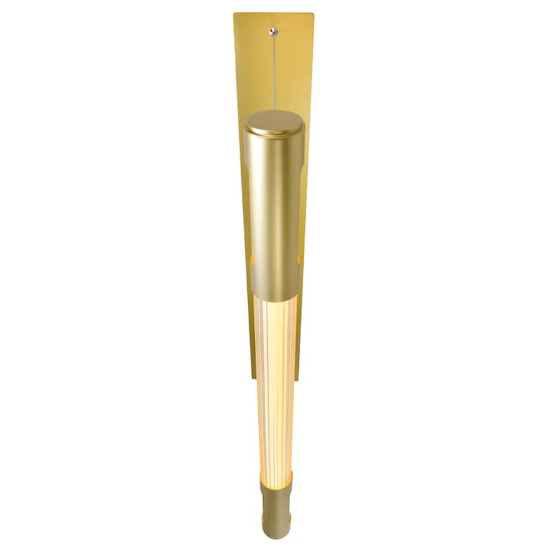 Neva 36 in LED Integrated Satin Gold Mini Pendant - Satin Gold