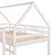 preview thumbnail 7 of 15, Twin Size Loft Bed House Bed with Slide and Solid Construction for Home