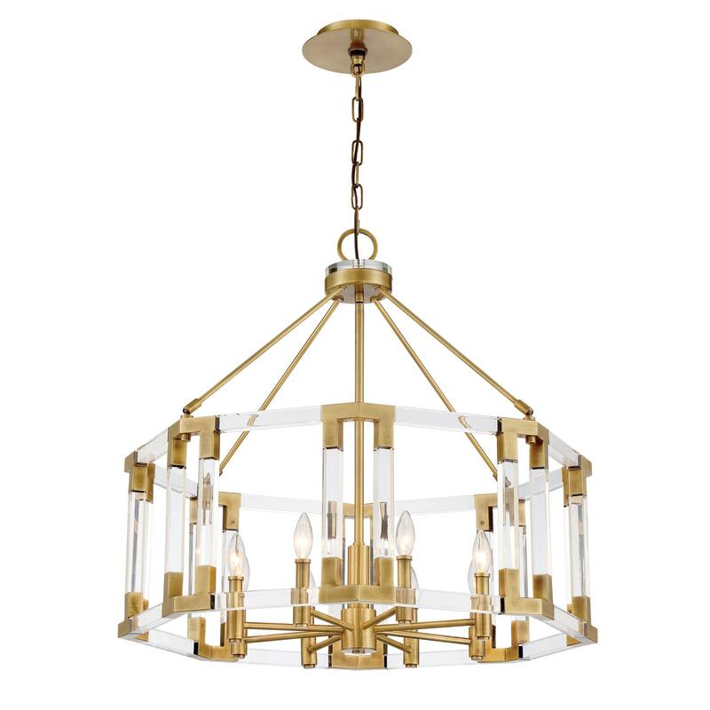 Metropolitan N7358 Prima Vista 8 Light 31" Wide Taper Candle