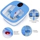 preview thumbnail 37 of 40, Costway Portable Electric Foot Spa Bath Automatic Roller Heating - 13.5''X16.5''X7'' (LxWxH)