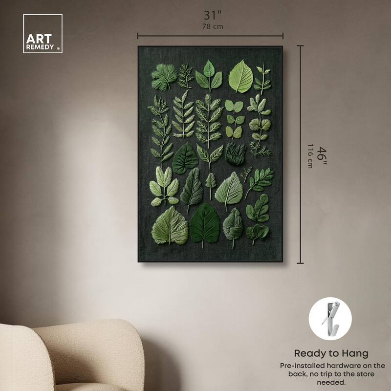 Leaf Library III Canvas by Art Remedy