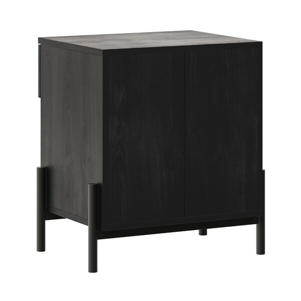 Walker Edison Modern Fluted-Drawer Nightstand - On Sale