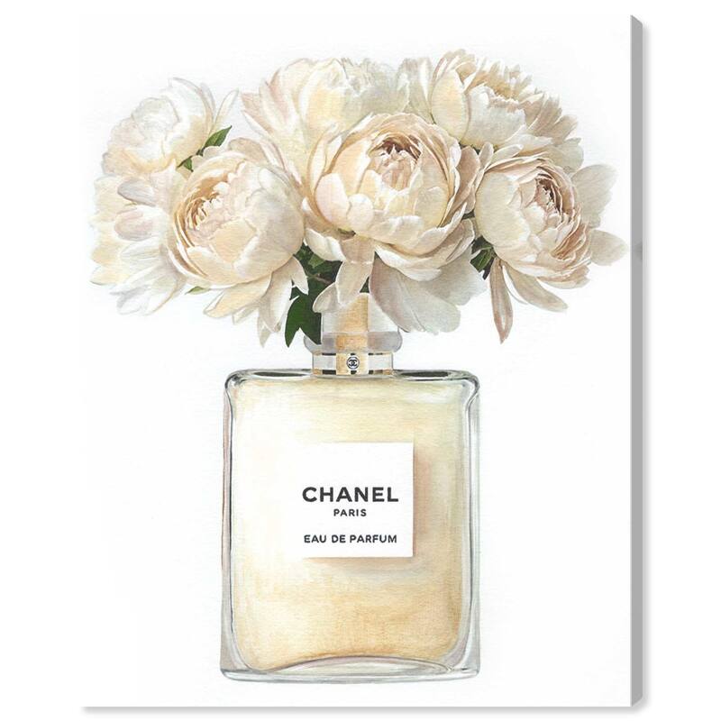 Doll Memories - Creamy Perfume Canvas by Art Remedy, Gallery Wrapped - 24" x 30"