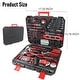 preview thumbnail 4 of 8, 328-Piece Mechanics Tool Set with Case, 1/4-Inch and 1/2-Inch Drive, Wrenches and Screwdrivers