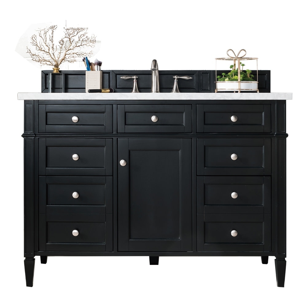 James Martin Vanities 650-V48-3WZ Brittany 48" Single Basin Poplar