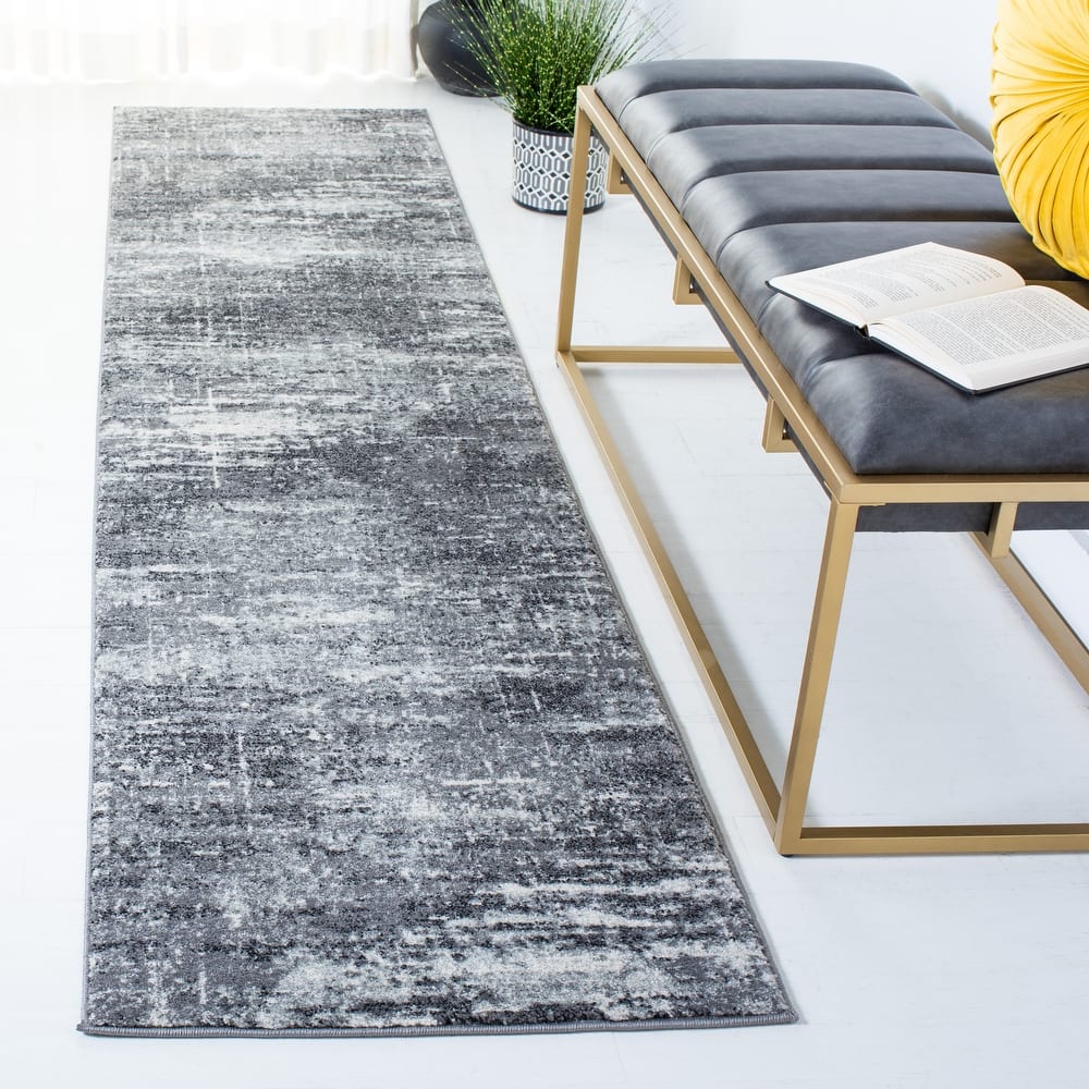 SAFAVIEH, Evoke Yukako Modern Abstract Distressed Rug