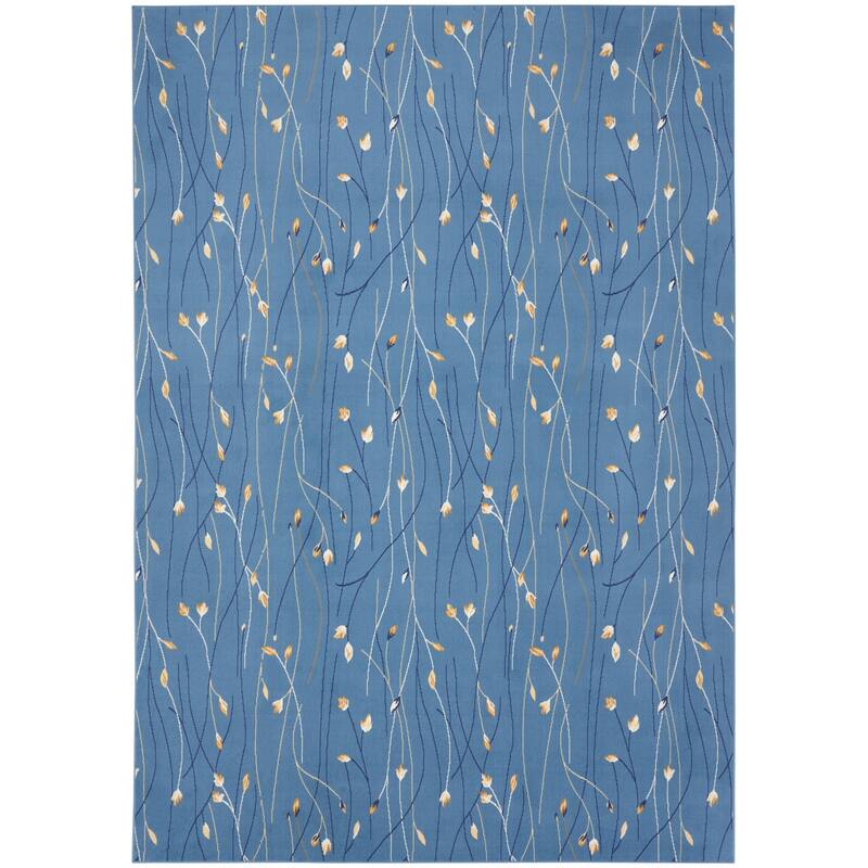 Nourison Grafix Floral Botanical Transitional Area Rug