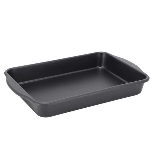 Platinum Collection 13x9 Inch Nonstick Carbon Steel Baking Pan in Matte Black