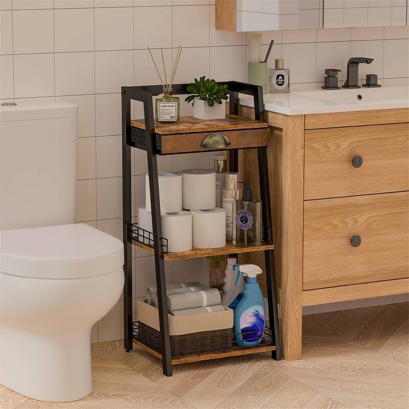 Bathroom Ladder Shelf