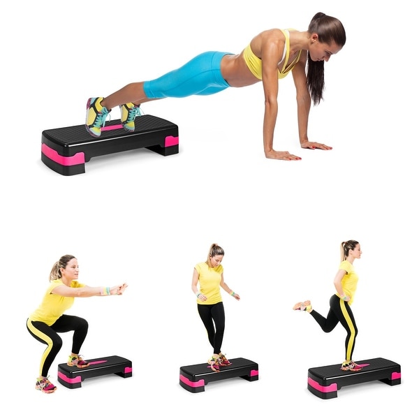 Adjustable aerobic sales stepper