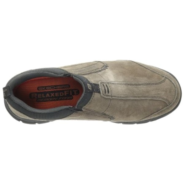 skechers sport men's rig mountain top sneaker charcoal