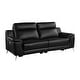 preview thumbnail 9 of 11, Canaan Power Double Reclining Sofa Black