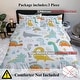 preview thumbnail 11 of 9, 3-Piece Dinosaur Twin Soft Duvet Cover Set For Comforter Bedding Cover For Kid Gift