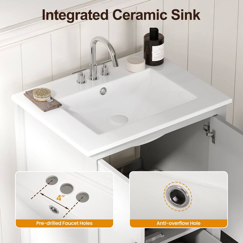 24'' Bathroom Vanity with Sink