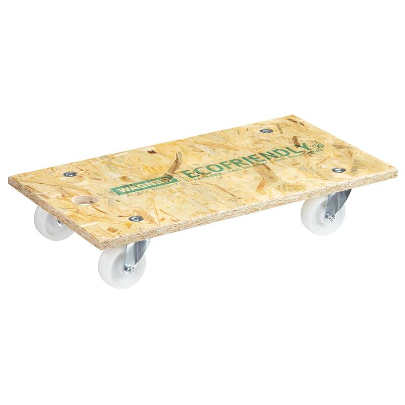 Wagner Eco-Friendly Moving Dolly with Solid Rubber Wheels, 23" x 12", Supports up to 550 lbs - 22.6x11.8x4.3