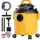 preview thumbnail 3 of 15, VEVOR Steel Wet Dry Shop Vacuum,Powerful Suction,Small Shop Vac Perfect for Carpet Debris,Pet Hair 5 Gallon