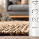 preview thumbnail 5 of 46, Brooklyn Rug Co Delilah Solid Chunky Jute Tassel Area Rug