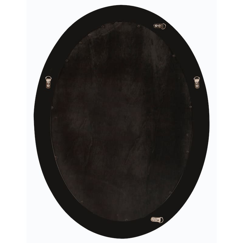 Allan Andrews George Wood Framed Oval Wall Mirror - 25" x 33" x 1"