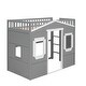 preview thumbnail 12 of 58, Unique Design House Loft Bed, with Ladder, can Perfectly Match with Various Decorative Styles