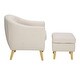 preview thumbnail 21 of 30, Carson Carrington Lieksa Mid-century Modern Chair with Ottoman