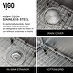 preview thumbnail 12 of 35, VIGO Double Bowl Slotted Stainless Steel Kitchen Sink with Accessories