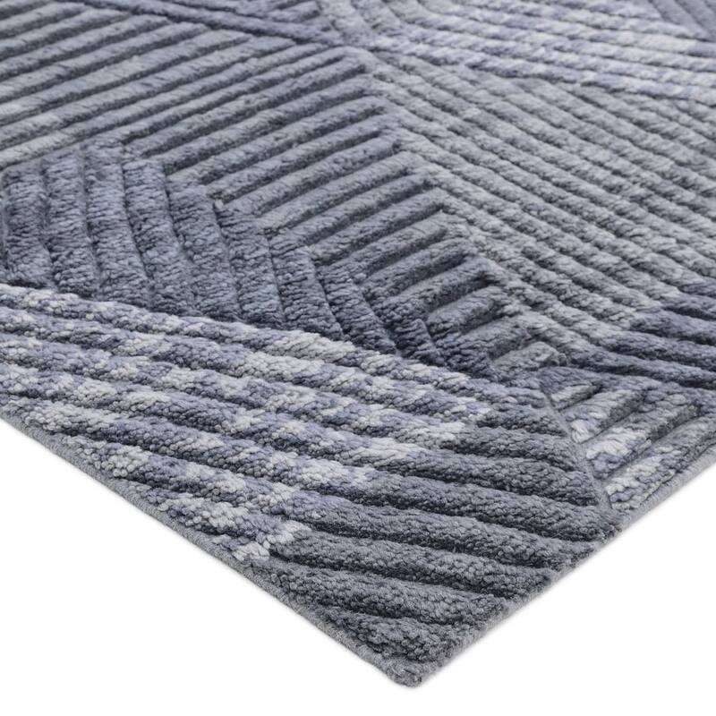 Overton Handmade Modern Contemporary Geometric Area Rug