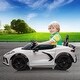 preview thumbnail 28 of 47, 12V Kids Ride on Car Licensed Corvette Battery Powered Car Toddles Electric Sports Car Toy with Remote Control